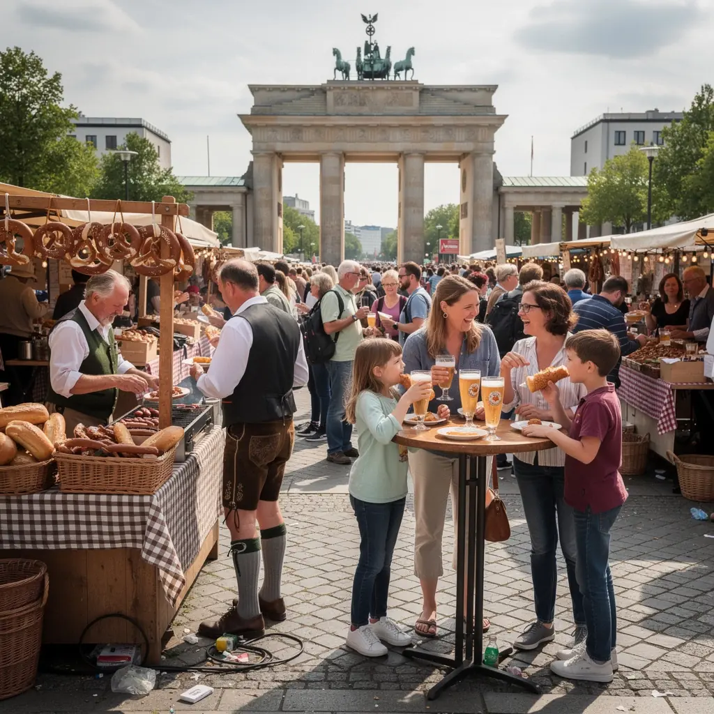 Eine historische Karte von Berlin, die den Verlauf der Berliner Mauer während des Kalten Krieges zeigt.